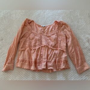 American Eagle Peplum Top - Size Large